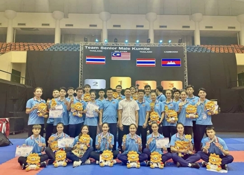 Karate Việt Nam đứng đầu giải vô địch Đông Nam Á 2024