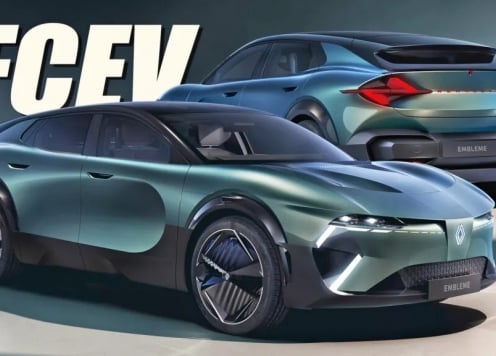 Renault Embleme Concept - SUV chạy bằng hydro với lượng phát thải siêu thấp