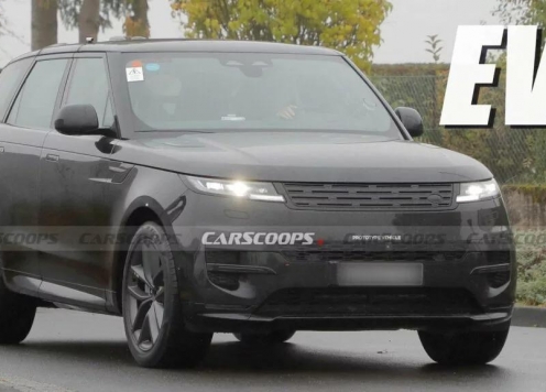 Range Rover Sport phiên bản thuần điện lần đầu lộ diện trên đường chạy thử