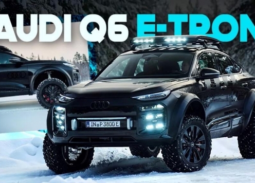 Lộ diện xe điện Audi Q6 e-tron Offroad Concept với thiết kế cực hầm hố