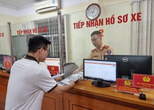 Đăng ký xe như thế nào khi địa giới hành chính thay đổi từ ngày 1/7?