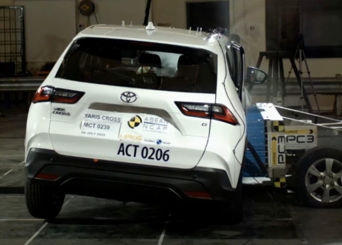 Bị chê vỏ 'mỏng', Toyota Yaris Cross vẫn đạt 5 sao an toàn ASEAN NCAP