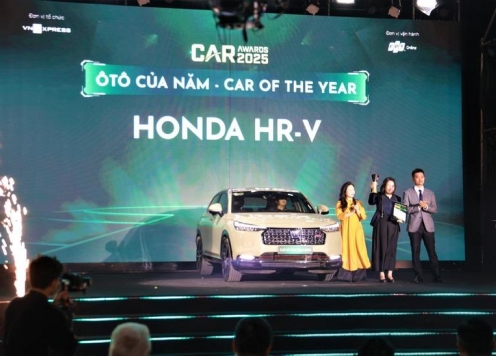 Danh hiệu 'Ô tô của năm toàn thị trường' tại Việt Nam gọi tên Honda HR-V