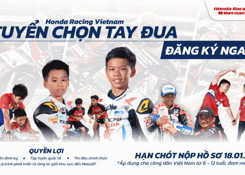 Honda Racing Vietnam chính thức khởi động hành trình 'Tìm kiếm tài năng đua xe nhí 2026'
