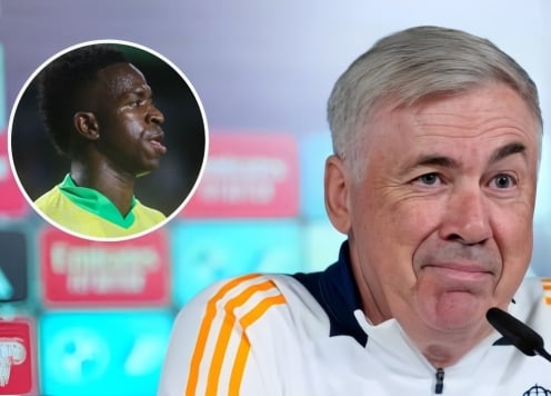 Ancelotti: 'Vinicius đang có phong độ không tốt, nhưng...'