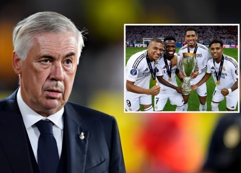 Ancelotti chuẩn bị 'tạo cách mạng' với bộ ba Mbappe, Vini và Rodrygo