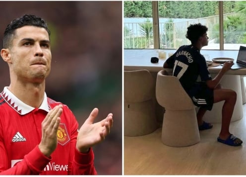 'Cậu cả' nhà Ronaldo gây sốt với động thái khiến NHM MU 'mở hội'