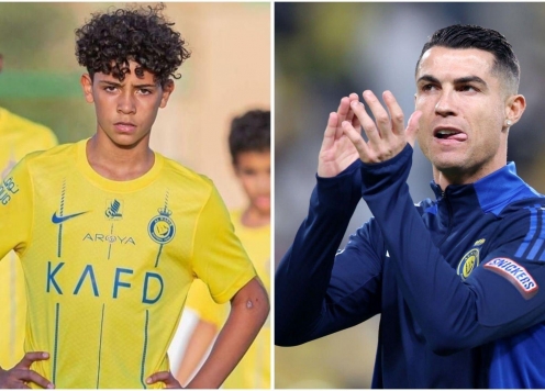 Con trai Ronaldo đạt thông số 'khủng' tại Al Nassr