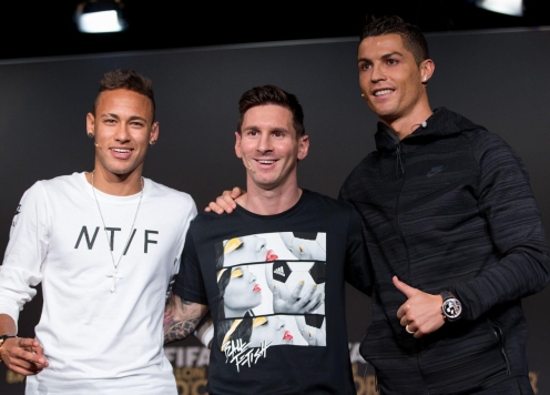 Mặc kệ Messi, Neymar bất ngờ 'về phe' Ronaldo