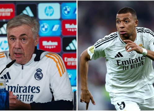 HLV Ancelotti báo tin không thể vui hơn từ Mbappe