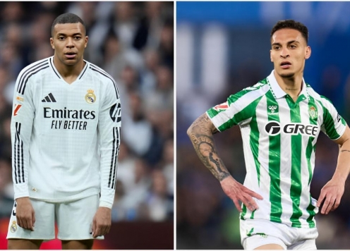 Rõ khả năng Mbappe ra sân đấu Antony cùng Real Betis