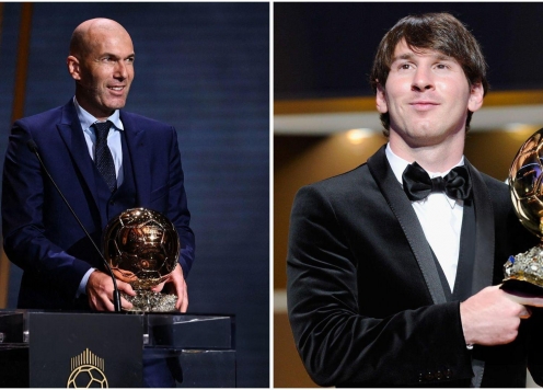Zidane từ chối trao Quả bóng Vàng 2010 cho Messi