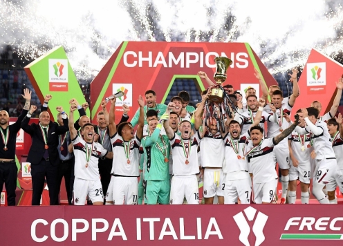 Thắng tối thiểu, Bologna hạ Milan vô địch Coppa Italia