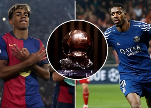 Dembele bị gạt khỏi cuộc đua Quả bóng vàng với Yamal