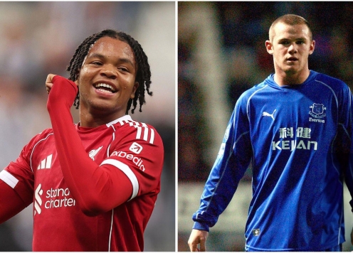 Thần đồng 2k8 của Liverpool đạt cột mốc ngang ngửa Wayne Rooney