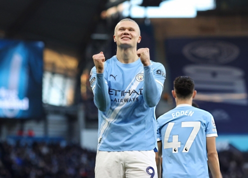 Haaland chói sáng, Man City chiếm ngôi đầu Ngoại hạng Anh