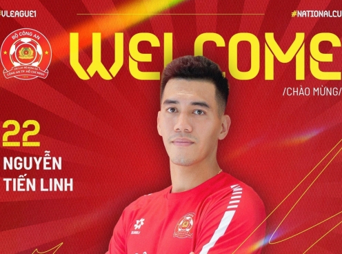 Tiền đạo Tiến Linh ra mắt đội bóng mới