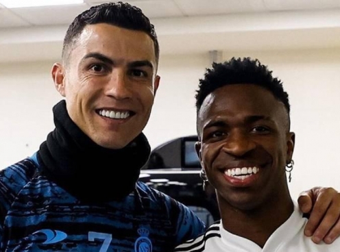 Vinicius Jr: 'Cristiano Ronaldo đã truyền cảm hứng cho tôi'