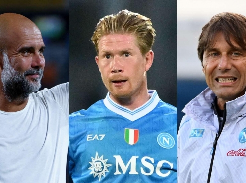 Kevin De Bruyne chỉ ra điểm khác biệt của Pep Guardiola và Conte