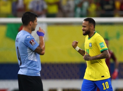 Neymar chói sáng, Brazil vùi dập Uruguay