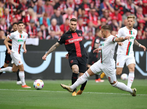 Trực tiếp Bayer Leverkusen 1-0 Augsburg: Bàn thắng sớm