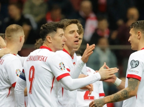 Đội hình ĐT Ba Lan mạnh nhất dự Euro 2024: Thủ lĩnh Lewandowski