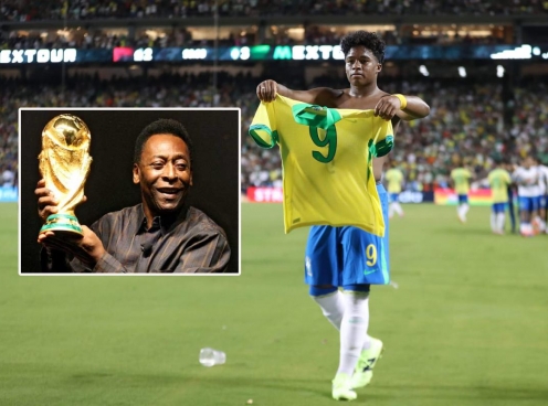 Endrick kịch liệt bác bỏ so sánh với Vua bóng đá Pele trước Copa America