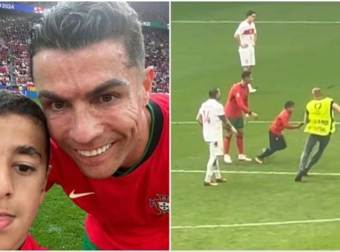 UEFA chính thức phạt cậu bé chụp ảnh với Ronaldo tại Euro 2024