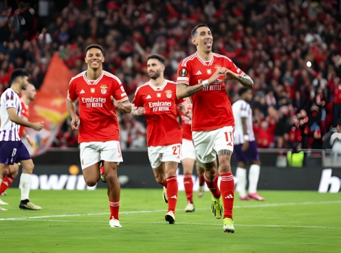 Cú đúp Di Maria, Benfica thoát hiểm phút cuối trước Toulouse