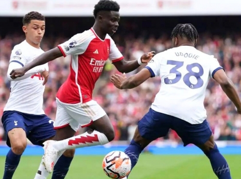 Trực tiếp Arsenal 2-0 Tottenham: Nhân đôi cách biệt