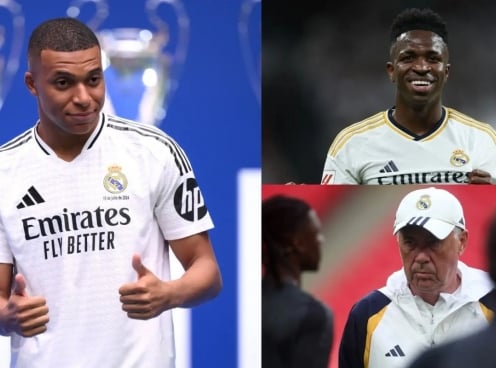 Vinicius đặt mục tiêu khi Mbappe xuất hiện tại Real