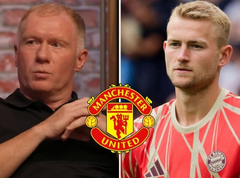 Nói De Ligt 'không đủ tầm', huyền thoại MU lên tiếng phản bác Scholes