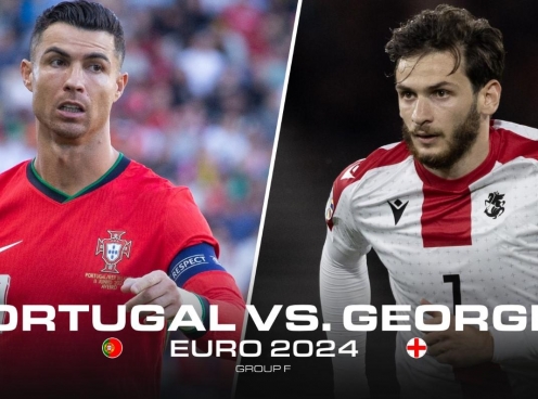 Trực tiếp Bồ Đào Nha 0-1 Georgia: Ronaldo đá phạt