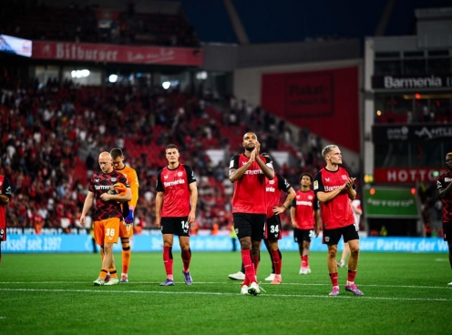 Bayer Leverkusen mất chuỗi 35 trận bất bại tại Bundesliga