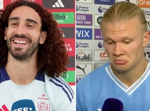 Cucurella: 'Tôi vẫn sẽ hát nhạc chế về Haaland'