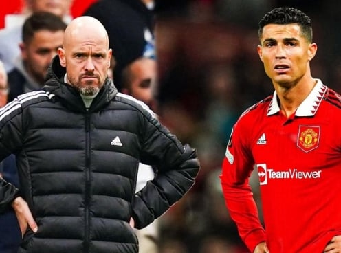 Erik ten Hag phản pháo Cristiano Ronaldo