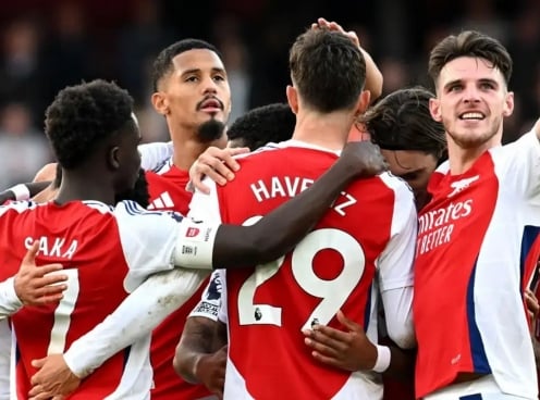 Trực tiếp Arsenal 2-1 Southampton: Martinelli lập công