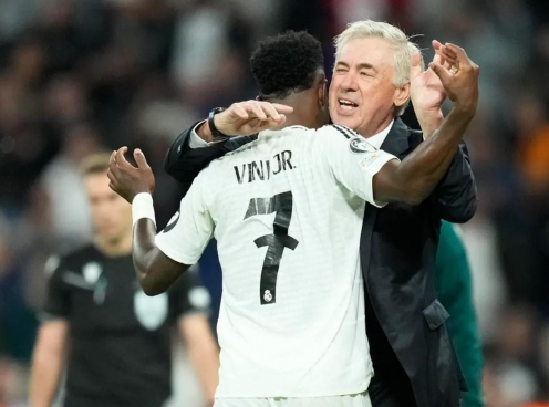 Carlo Ancelotti: 'Quả bóng Vàng 2024 thuộc về Vinicius'