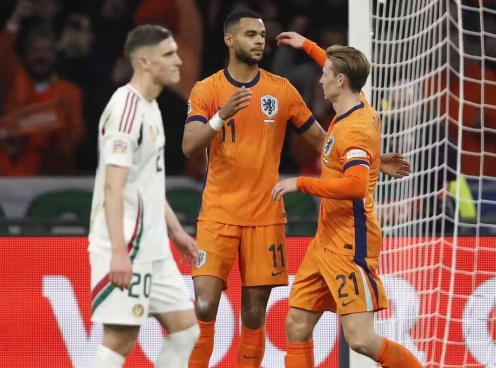 Thắng đậm Hungary, Hà Lan thẳng tiến tứ kết Nations League