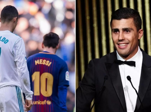 Rodri: 'Ronaldo giỏi nhưng Messi là người vĩ đại nhất lịch sử'