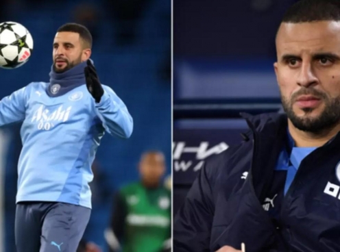 Hành động khó tin của Kyle Walker khi Man City bị gỡ hoà