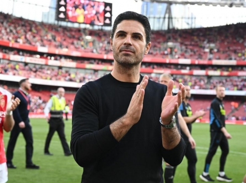 Arteta: 'Arsenal hài lòng với vị trí thứ 2...'