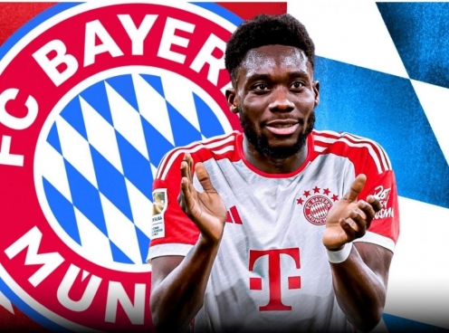 Bayern Munich thành công 'trói chân' Alphonso Davies với mức lương khổng lồ