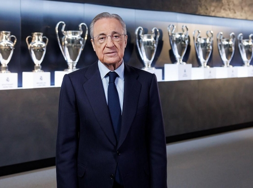 Florentino Perez tái đắc cử Chủ tịch Real Madrid