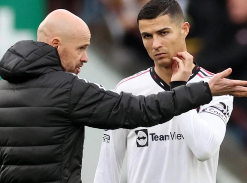 Ronaldo 'đá xéo' Ten Hag không biết gì về bóng đá