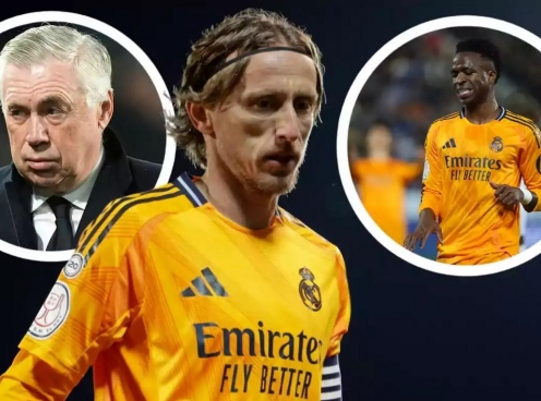 Modric mắng thẳng mặt Vinicius, Real Madrid lộ rạn nứt ngay trên sân