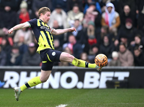 De Bruyne lập công, Man City nhọc nhằn vào vòng 5 FA Cup