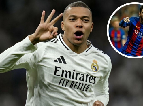 Mbappe cân bằng kỷ lục của Messi với hattrick 'siêu đẳng' vào lưới Man City