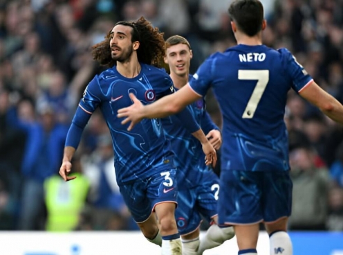 Cucurella tỏa sáng, Chelsea hạ Leicester giữ vững top 4 Ngoại hạng Anh