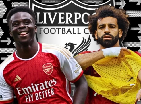 Liverpool dừng bước ở C1, CĐV Arsenal tuyên bố Saka hơn hẳn Salah